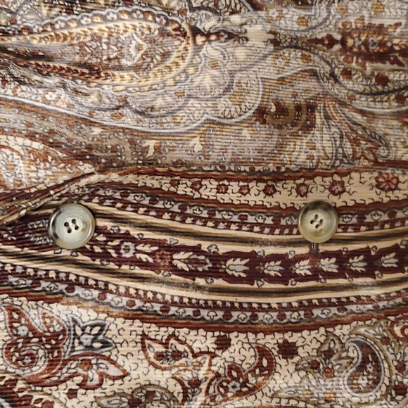 Henry Cottons Paisley Brown Two Button Blazer Jacket 4 - Picture 6 of 14